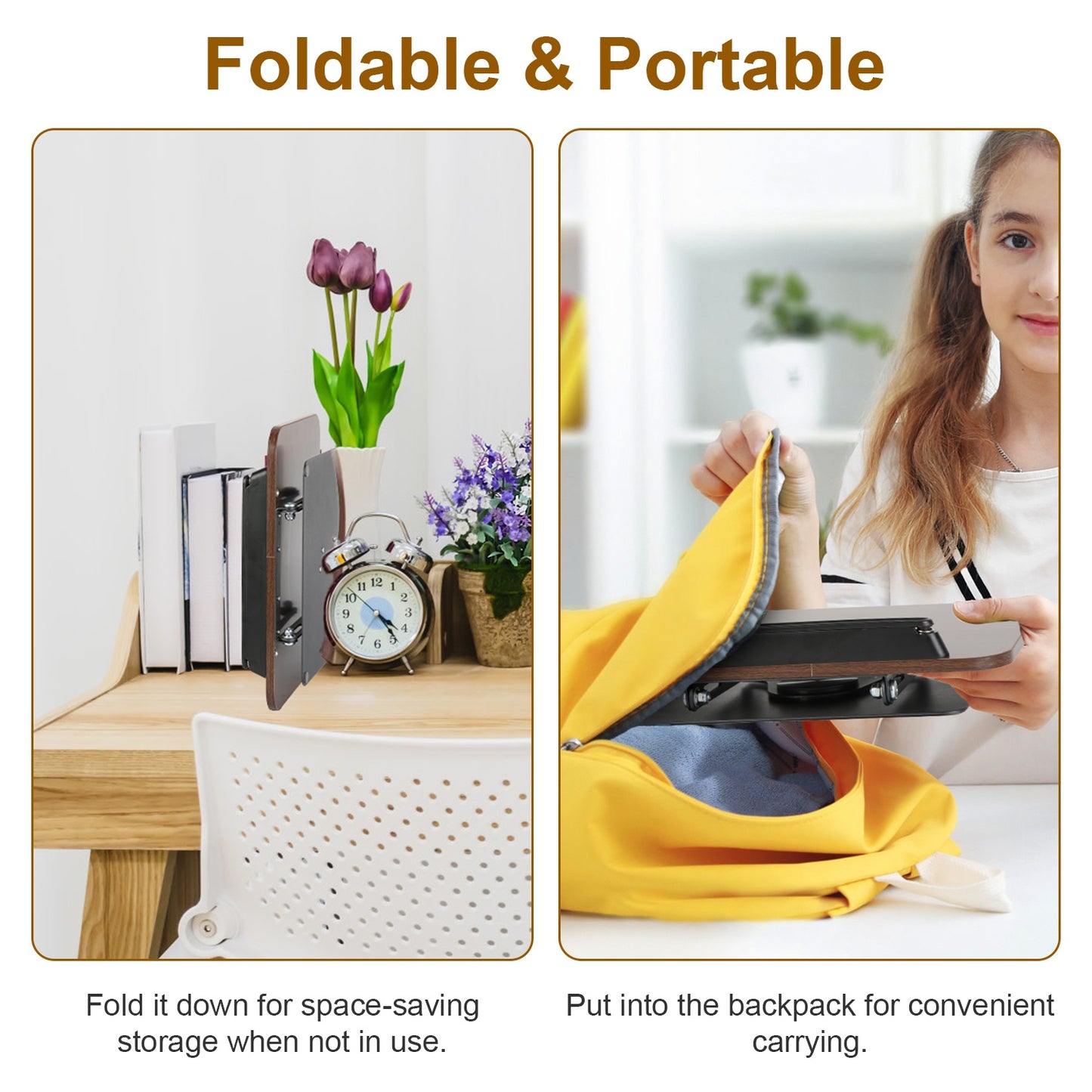 VOZA ErgoFlex Foldable Book & Tablet Stand with 360° Base