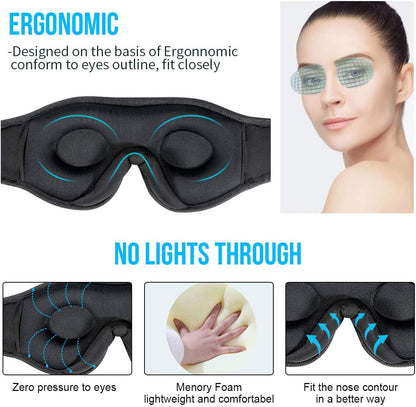 VOZA AuraSync Bluetooth Sleep Mask with Audio