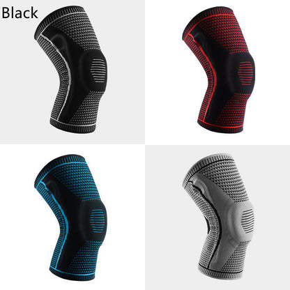 VOZA PatellaCore Knitted Knee Sleeve with Silicone O-Ring Insert & Spring Stabilizers