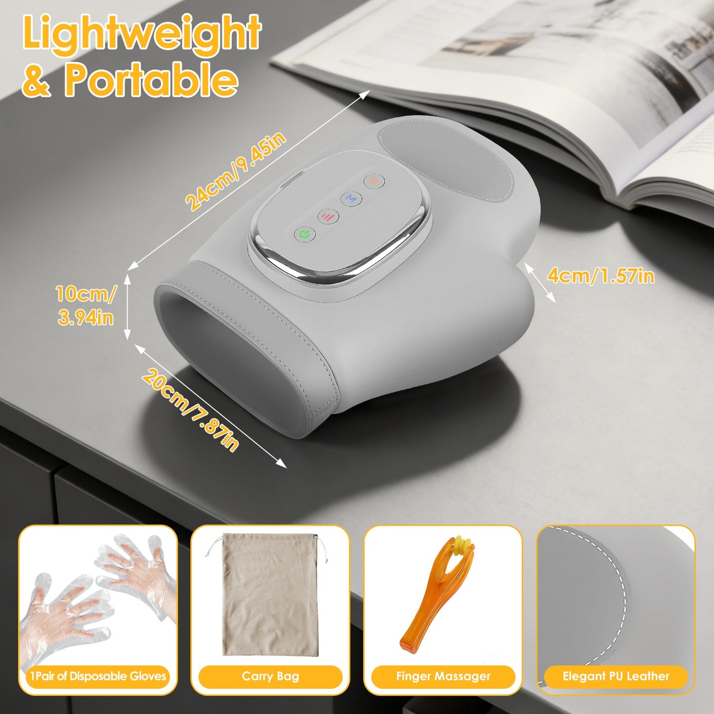 VOZA SootheSync Heated Hand Massager Glove