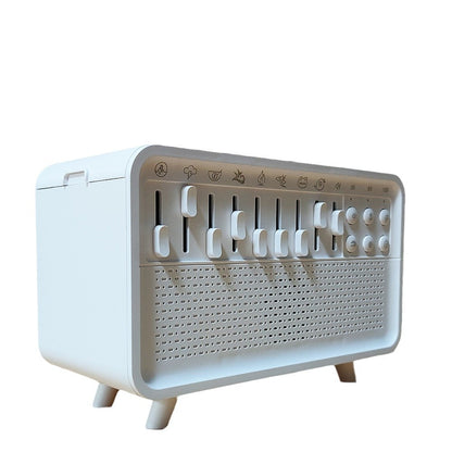 VOZA SomniCore 3-in-1 Flame Humidifier, White Noise & Sleep Light