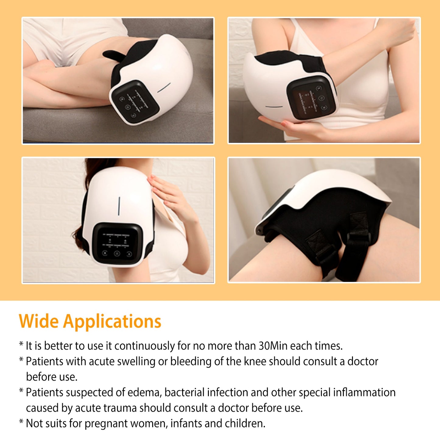VOZA FlexRestore 4-in-1 Infrared Air-Pressure Knee Massager