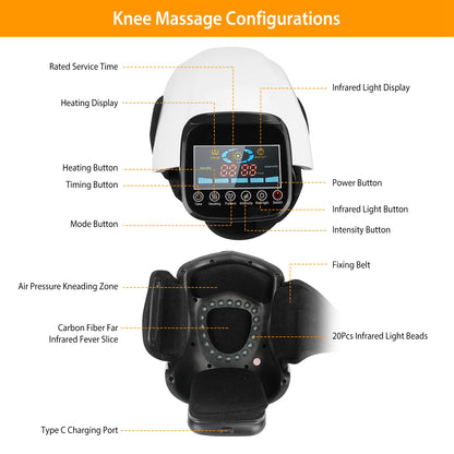 VOZA FlexRestore 4-in-1 Infrared Air-Pressure Knee Massager