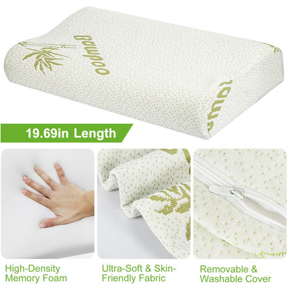 VOZA SomniCurve Memory Foam Cervical Neck Pillow