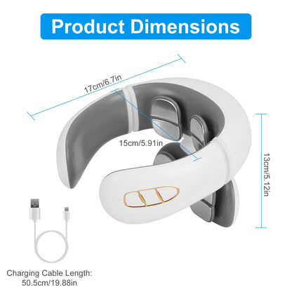 VOZA CerviSoothe Cordless EMS Neck Massager with Heat