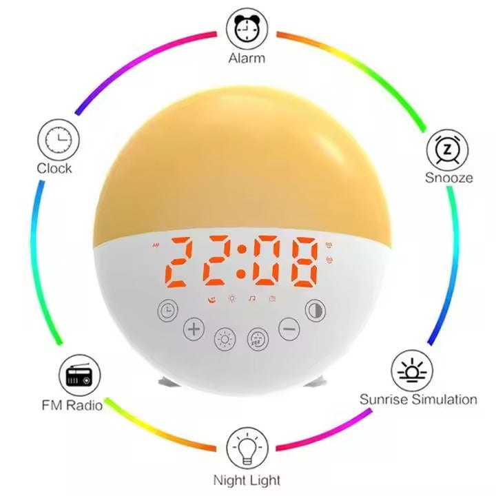 VOZA DawnSync Sunrise Alarm Clock