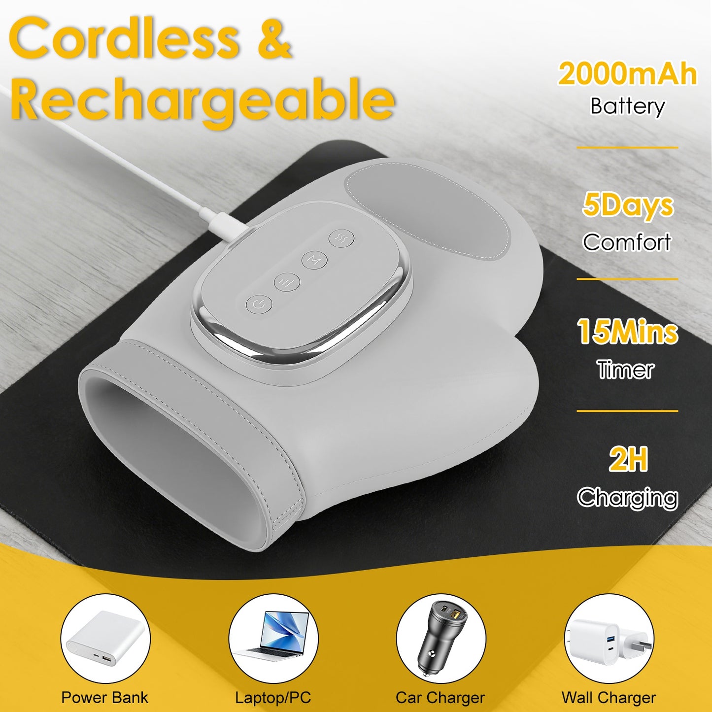 VOZA SootheSync Heated Hand Massager Glove
