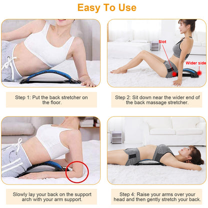 VOZA SpineAlign Arc Lumbar Back Stretcher & Decompression Device