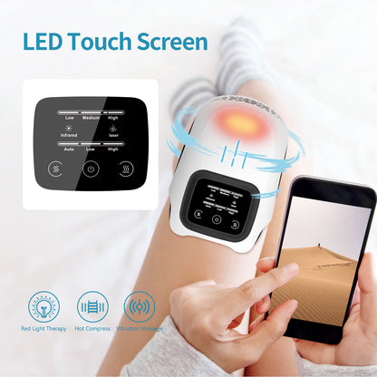 VOZA Kinex Smart Heated Knee Massager with Touchscreen
