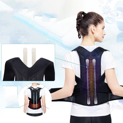 VOZA AlignPro Full-Back Posture Corrector with Lumbar Support & Magnetic Inserts