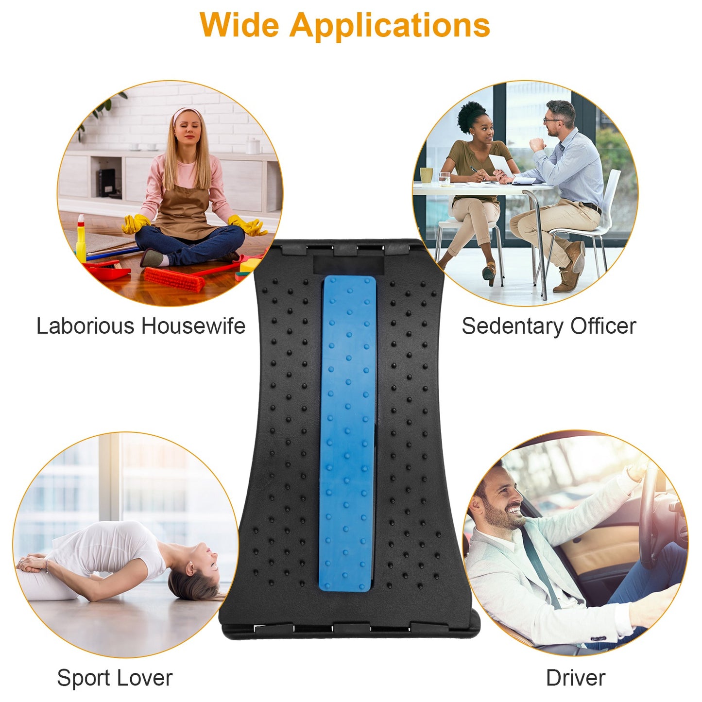 VOZA SpineAlign Arc Lumbar Back Stretcher & Decompression Device