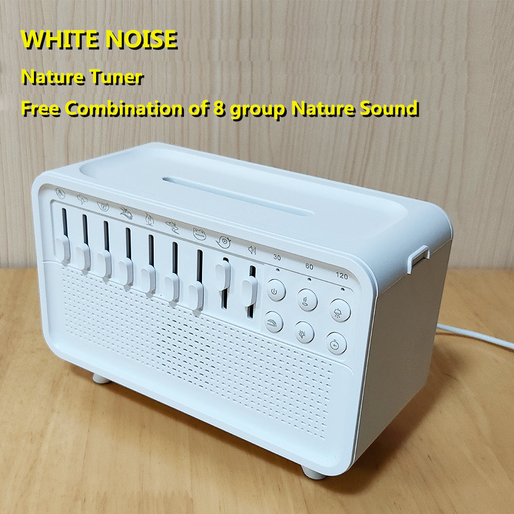 VOZA SomniCore 3-in-1 Flame Humidifier, White Noise & Sleep Light
