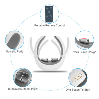 VOZA CerviSoothe Cordless EMS Neck Massager with Heat