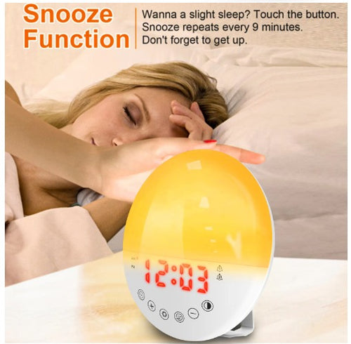 VOZA DawnSync Sunrise Alarm Clock