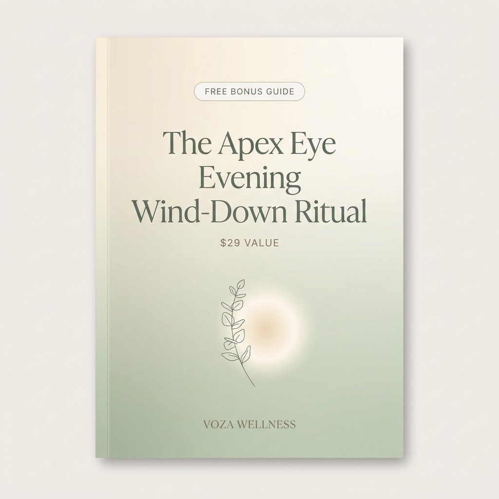 VOZA Apex Eye Evening Wind-Down Ritual — free bonus guide