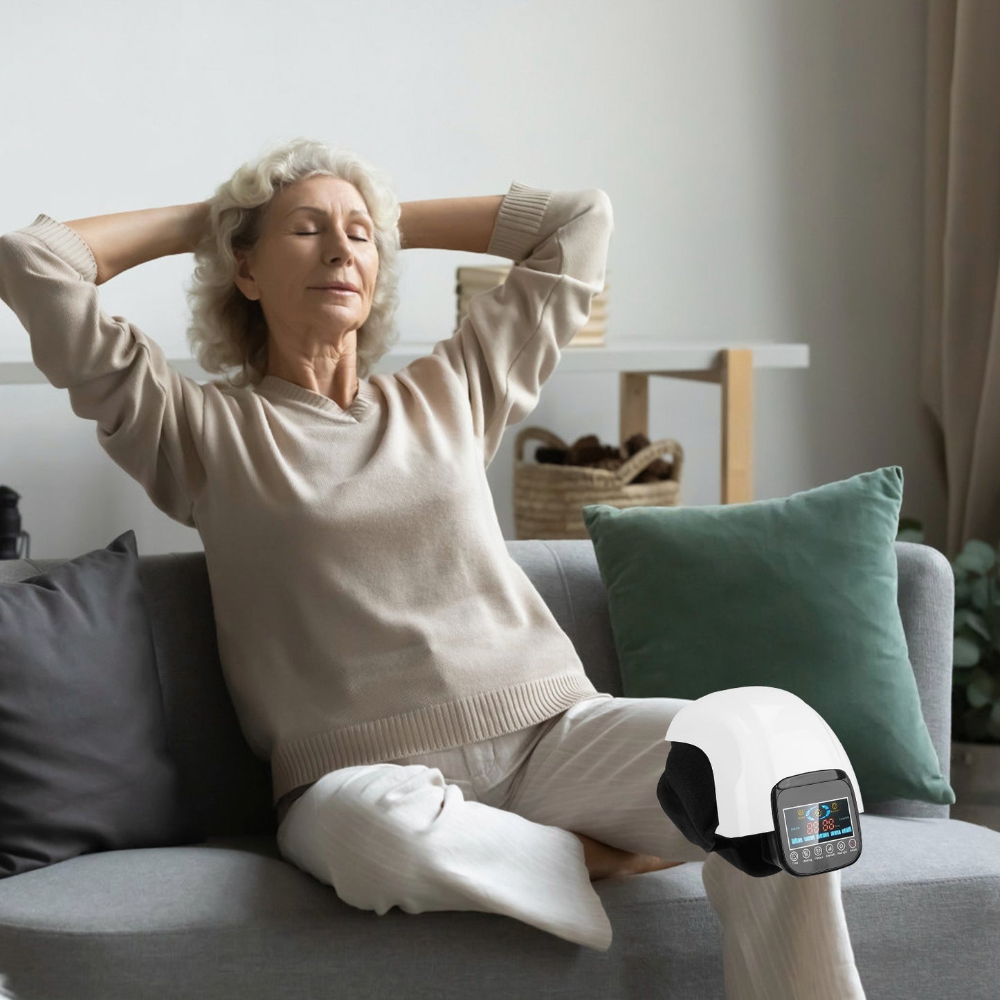 VOZA FlexRestore 4-in-1 Infrared Air-Pressure Knee Massager