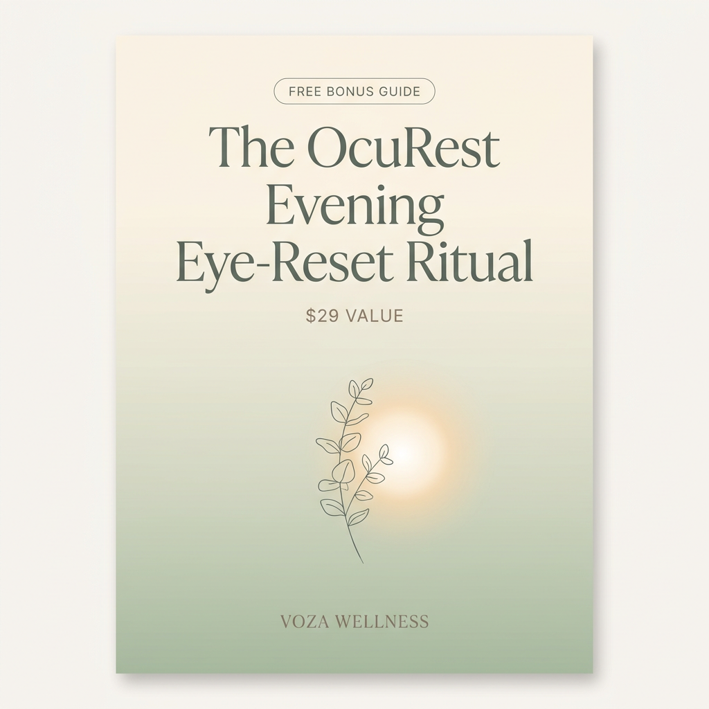 VOZA OcuRest Evening Eye-Reset Ritual — free bonus guide