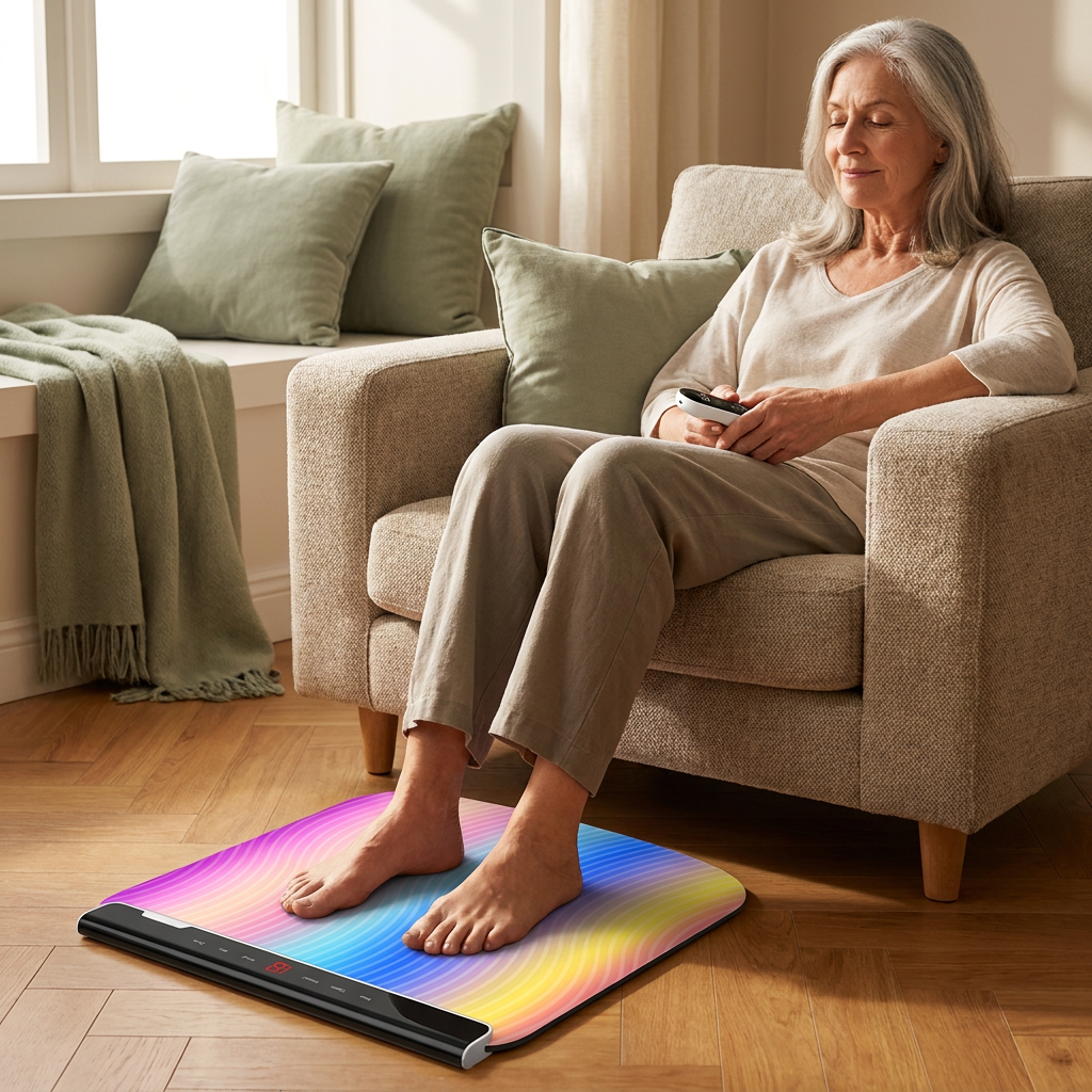 VOZA PlantarFlow Electric EMS Foot Stimulation Cushion with Remote — VOZA