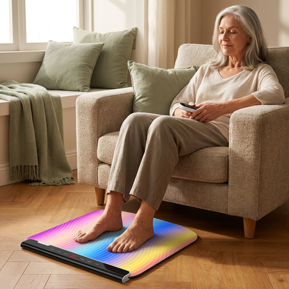 VOZA PlantarFlow Electric EMS Foot Stimulation Cushion with Remote — VOZA