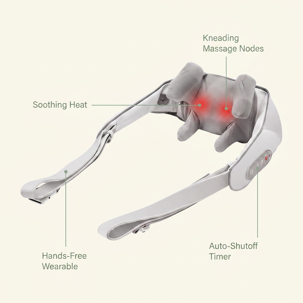 VOZA CerviCore Heated Neck & Shoulder Tension Massager — VOZA