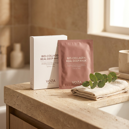 VOZA Dermal Glaze Bio-Collagen Deep Hydration Sheet Mask — VOZA