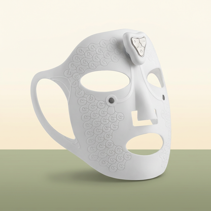 DermaSync wearable silicone EMS full-face mask — VOZA