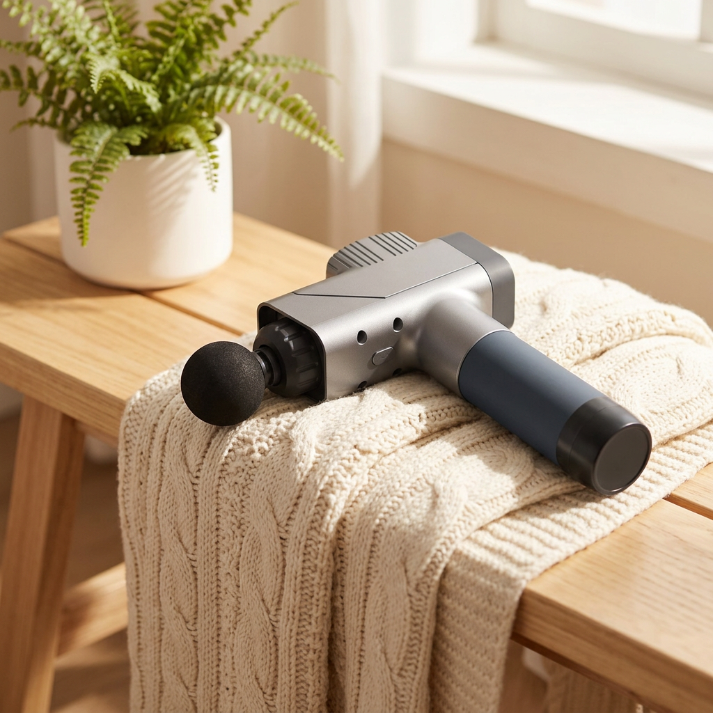 VOZA Kinetix Pro Pulse Percussion Massage Gun Gunmetal Slate - VOZA