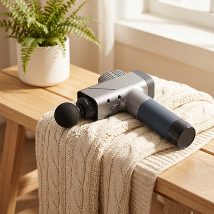VOZA Kinetix Pro Pulse Percussion Massage Gun Gunmetal Slate - VOZA