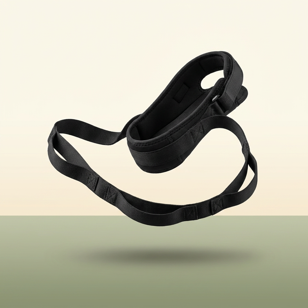 VOZA FasciaRelease Leg Stretching Strap with Padded Foot Cradle — VOZA