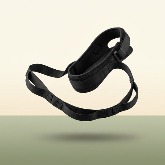 VOZA FasciaRelease Leg Stretching Strap with Padded Foot Cradle — VOZA