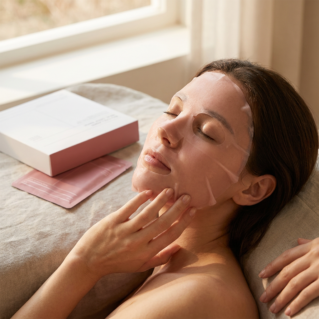 VOZA Dermal Glaze Bio-Collagen Deep Hydration Sheet Mask — VOZA