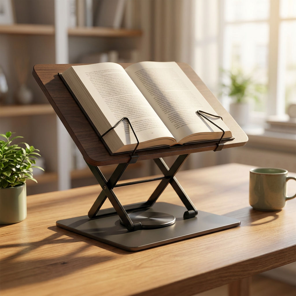 VOZA ErgoFlex Foldable Book & Tablet Stand with 360° Base — VOZA