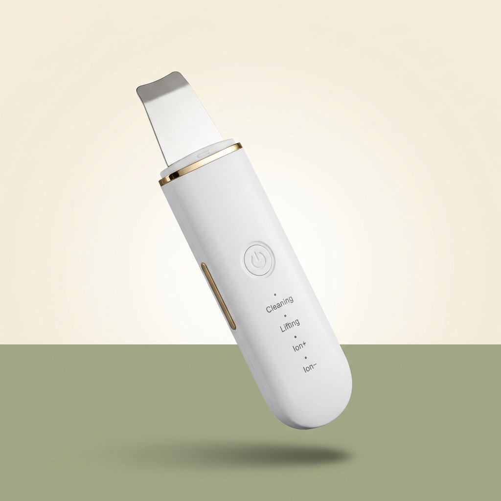 VOZA DermalResurface Ultrasonic Skin Scrubber & Ion Infusion Spatula — VOZA