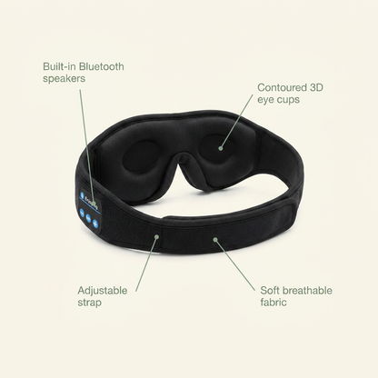 VOZA AuraSync Bluetooth Sleep Mask with Audio — VOZA