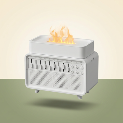 VOZA SomniCore 3-in-1 Flame Humidifier, White Noise & Sleep Light — VOZA