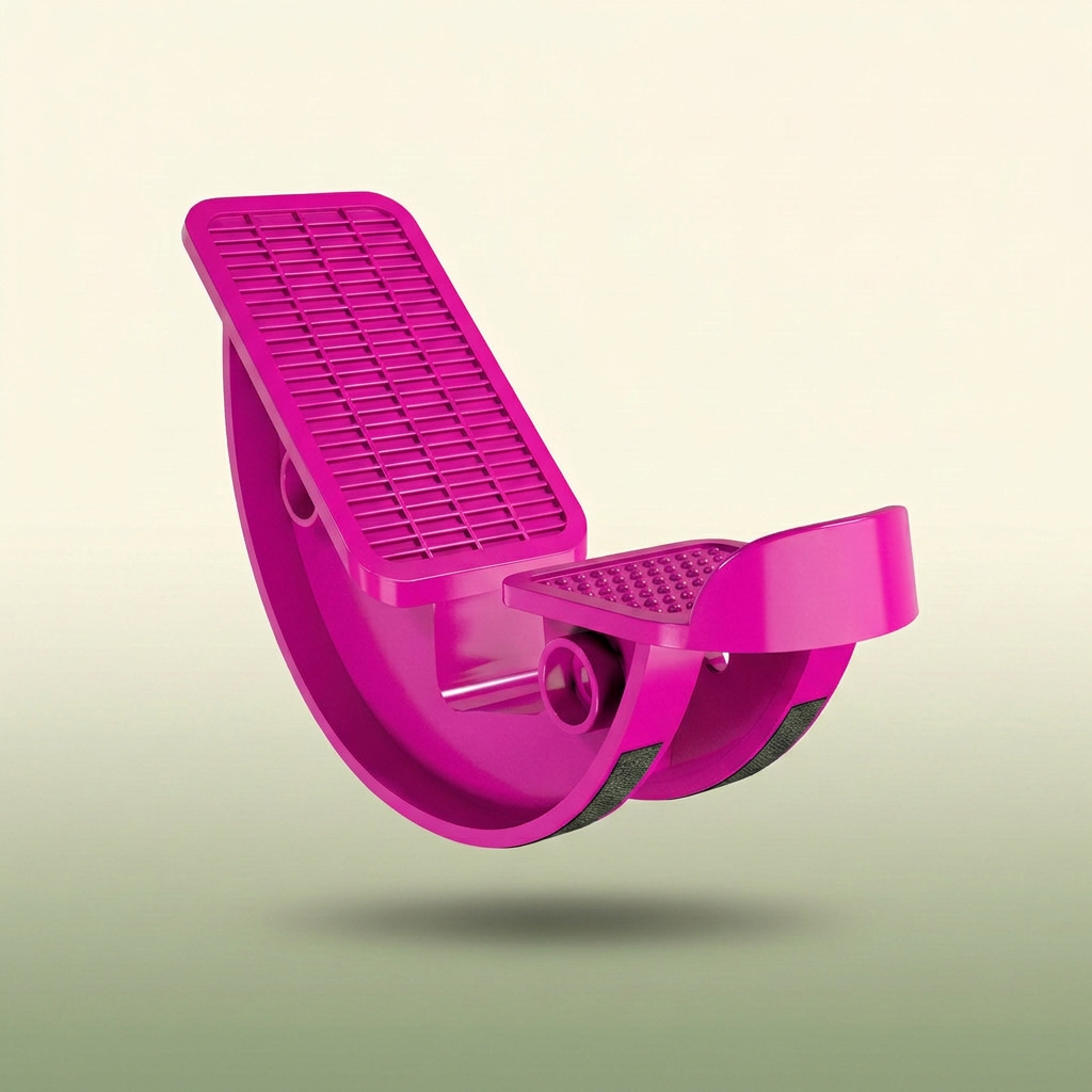 VOZA KineticCurve rocker stretch board — magenta pink