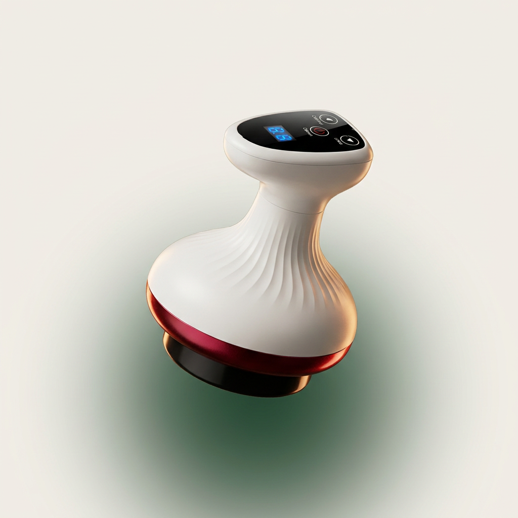 VOZA ThermaGlide Crimson Quartz electric gua sha cupping massager
