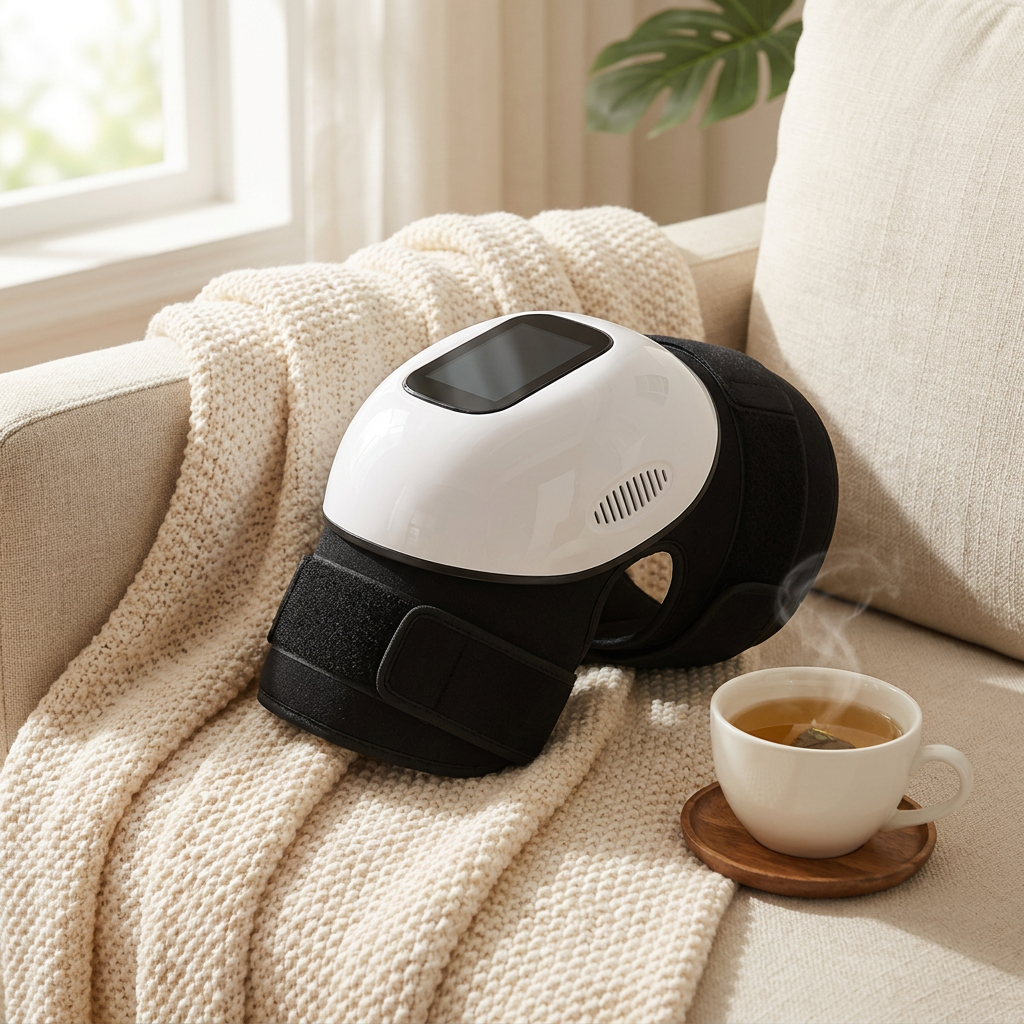 VOZA Kinex Smart Heated Knee Massager with Touchscreen — VOZA
