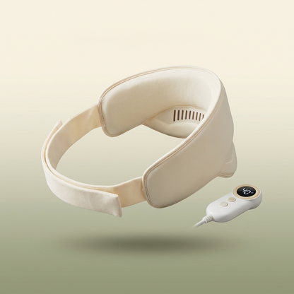 CerebroCalm airbag eye & forehead massager with corded remote — VOZA
