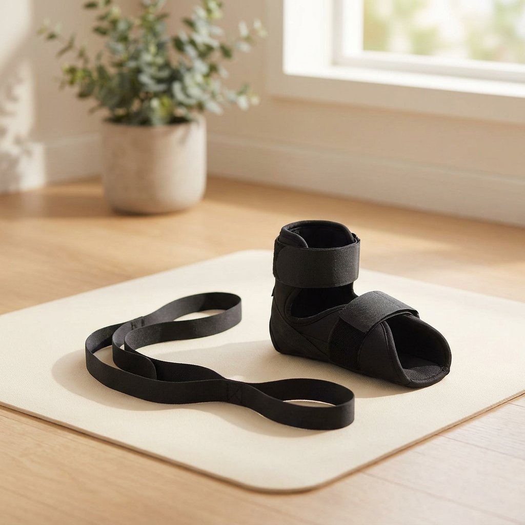 VOZA FasciaRelease Leg Stretching Strap with Padded Foot Cradle — VOZA
