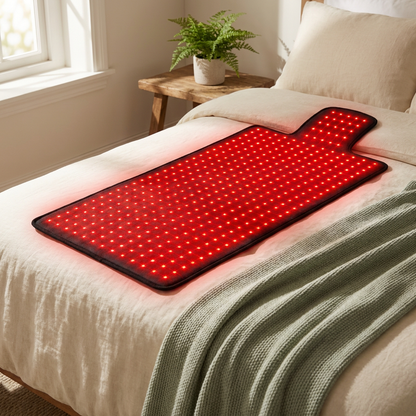 VOZA Lumos Core Full-Back Red Light Therapy Pad with Binding Strap — VOZA