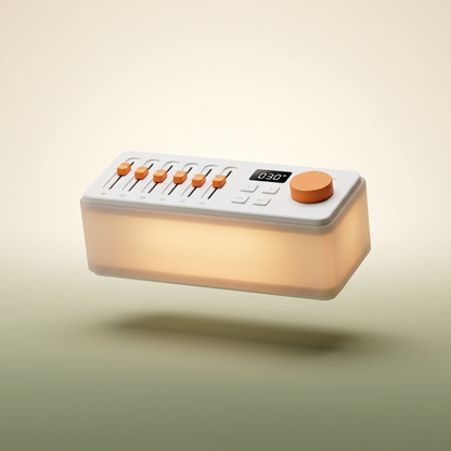 VOZA SomniSlide White Noise Sound Machine with 11+1 RGB Light Modes — VOZA