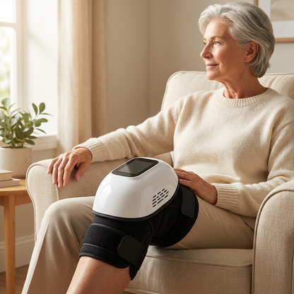 VOZA Kinex Smart Heated Knee Massager with Touchscreen — VOZA