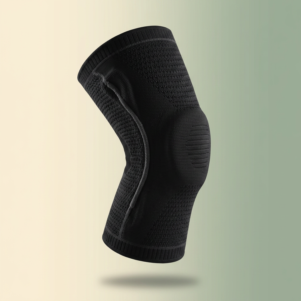 VOZA PatellaCore Knee Compression Sleeve Stealth Onyx - VOZA