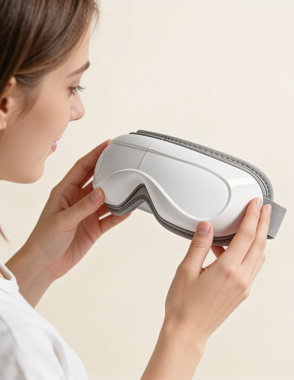VOZA Apex Eye goggle held in hands for size