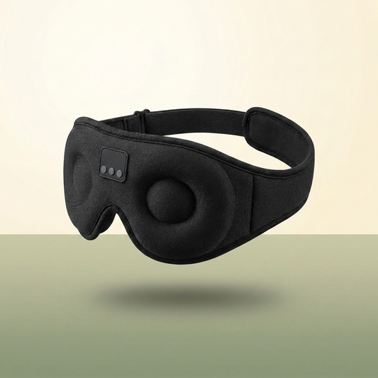 VOZA AuraSync Bluetooth sleep mask — 3D contoured audio sleep mask
