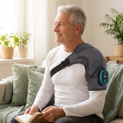 VOZA ThermaJoint Heated Shoulder, Knee & Elbow Vibration Recovery Wrap — VOZA