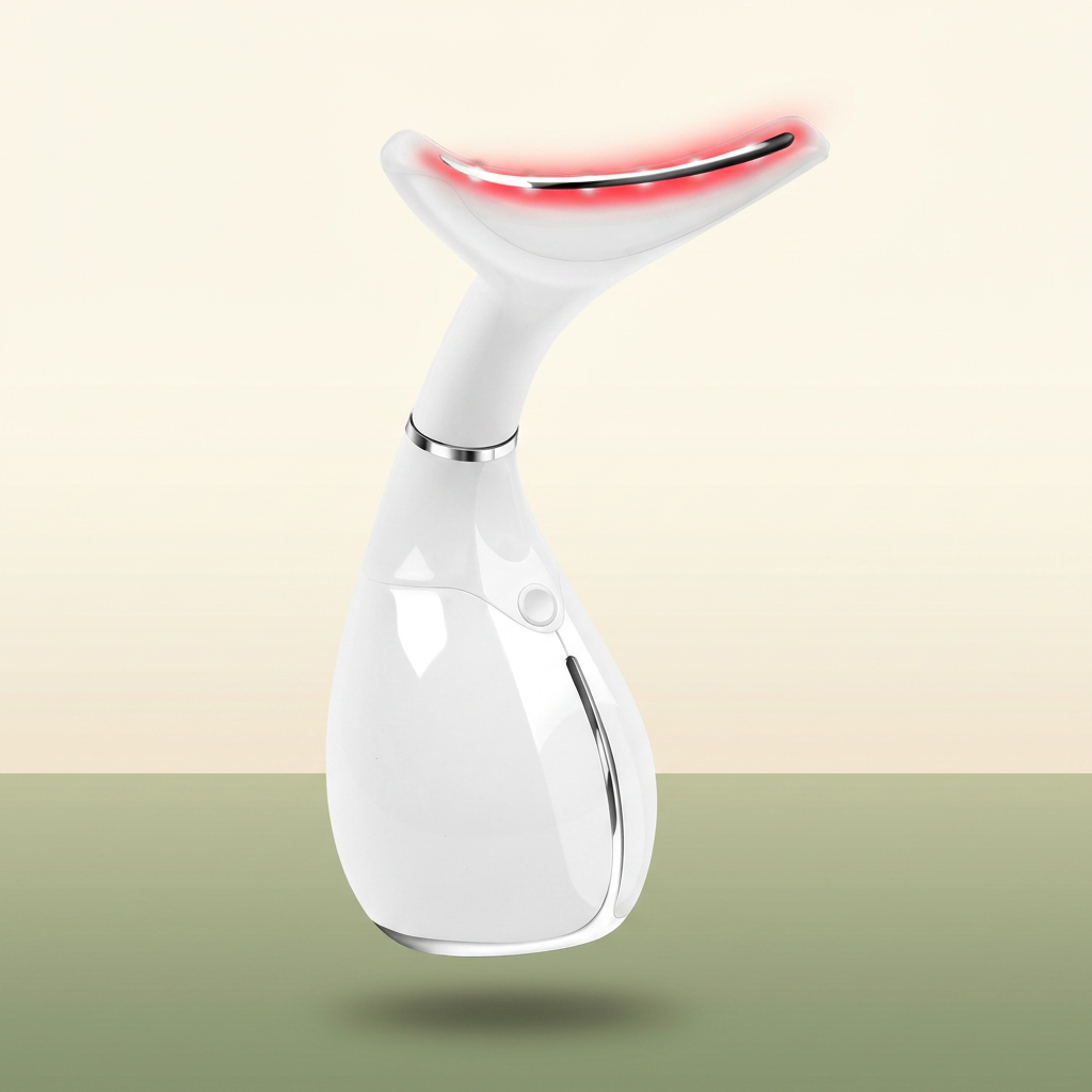 VOZA CerviLift Red & Blue LED Neck and Jaw Lifting Beauty Wand — VOZA