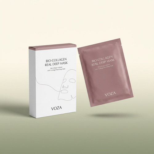 VOZA Dermal Glaze Bio-Collagen Deep Hydration Sheet Mask — VOZA